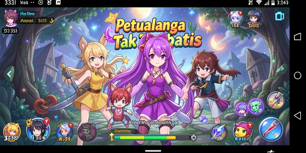 Tampilan menarik dari gameplay Anime yang penuh aksi dan petualangan.
