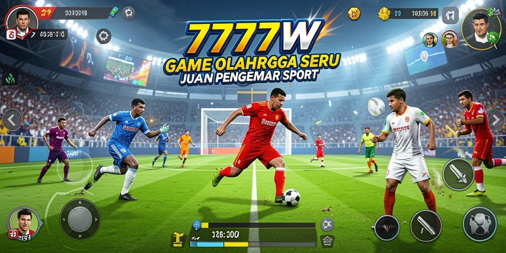 Gameplay seru dan menegangkan saat bermain olahraga.