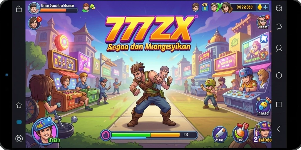 Screenshot 777ZX menampilkan aksi gameplay seru dan grafis menawan.
