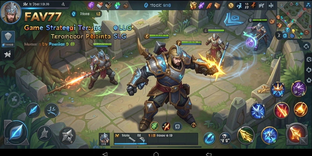Screenshot FAV77 menampilkan aksi seru dalam gameplay strategi.
