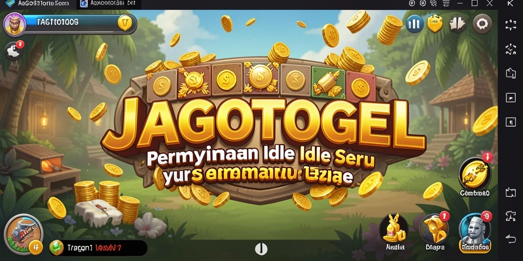 Tampilan gameplay seru di JAGOTOGEL dengan karakter aktif.