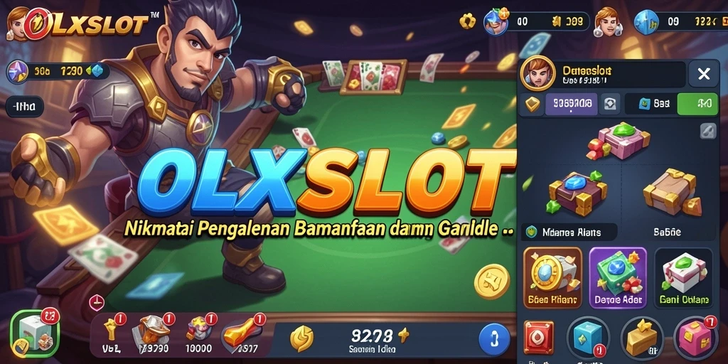 Tampilan utama OLXSLOT dengan mekanisme gameplay yang menarik dan otomatis.