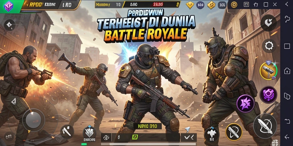 Gameplay intens dalam RPIDWIN yang memacu adrenalin.