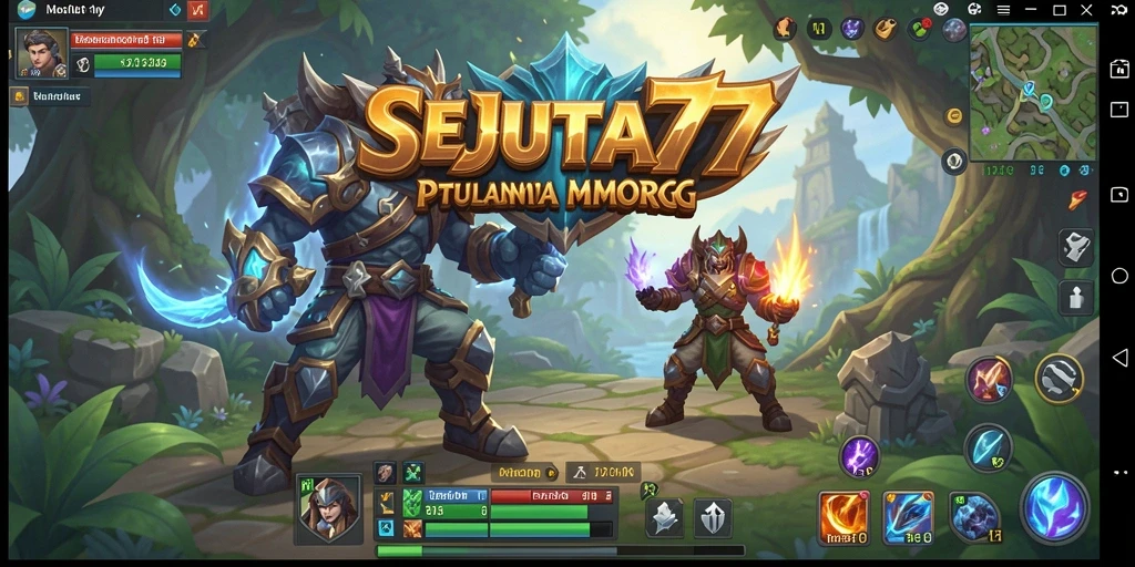 Tampilan gameplay menakjubkan dari SEJUTA77 yang penuh aksi.