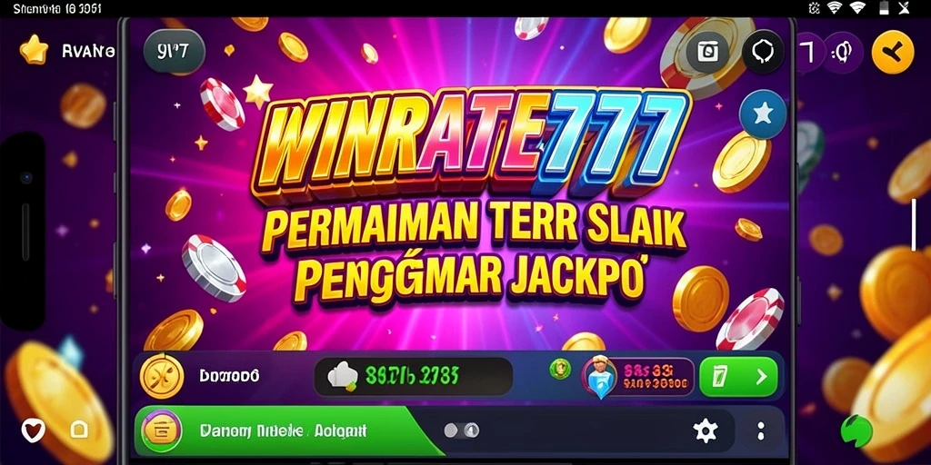Tampilan gameplay WINRATE777 yang penuh warna dan menarik.