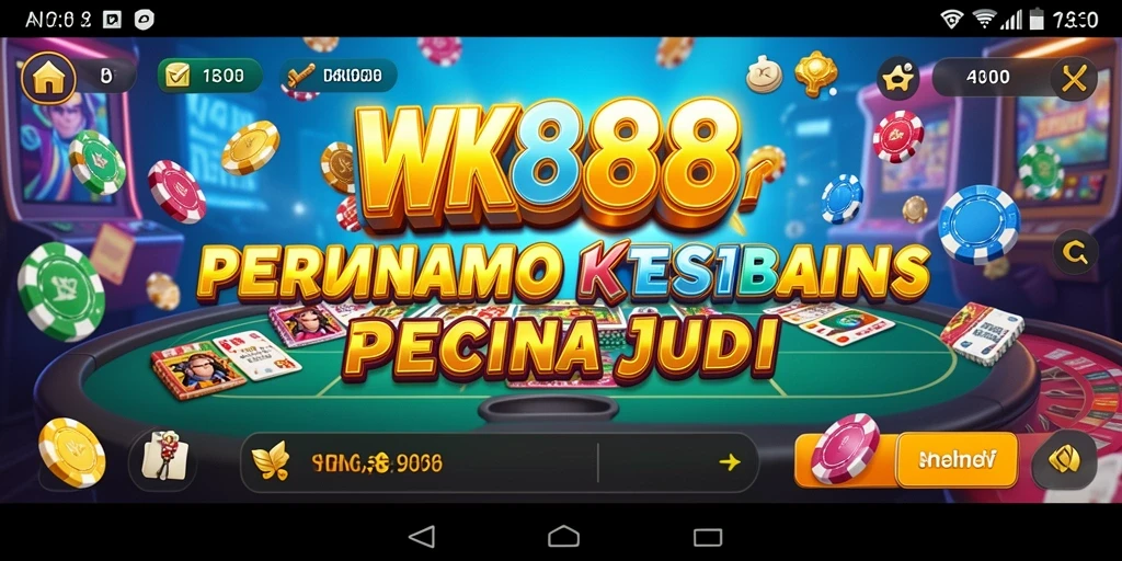 Tampilan gameplay menarik di aplikasi Kasino WK888.